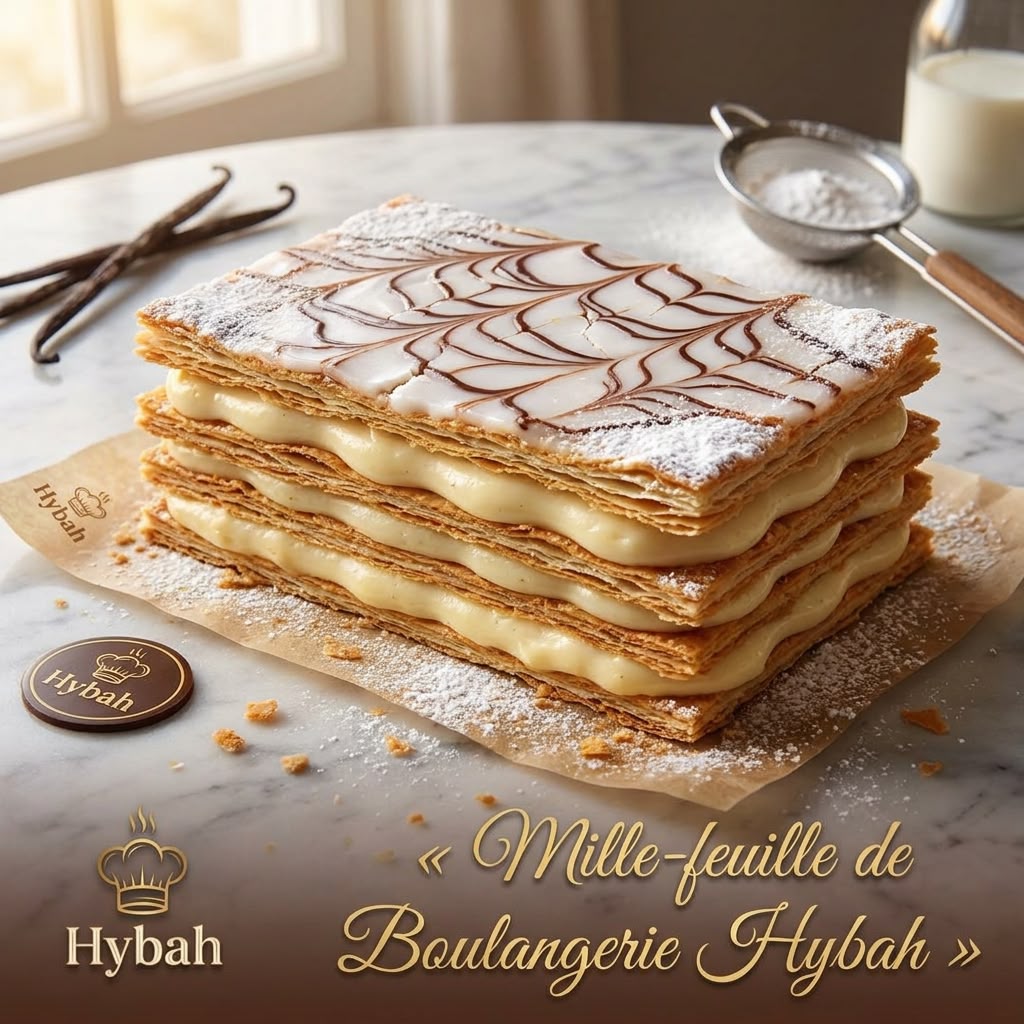 بريوش لامع بحشوة بيضاء كريمية
